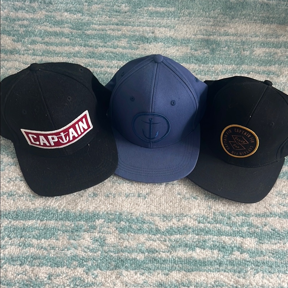 Bundle of Captain Fin SnapBack hats